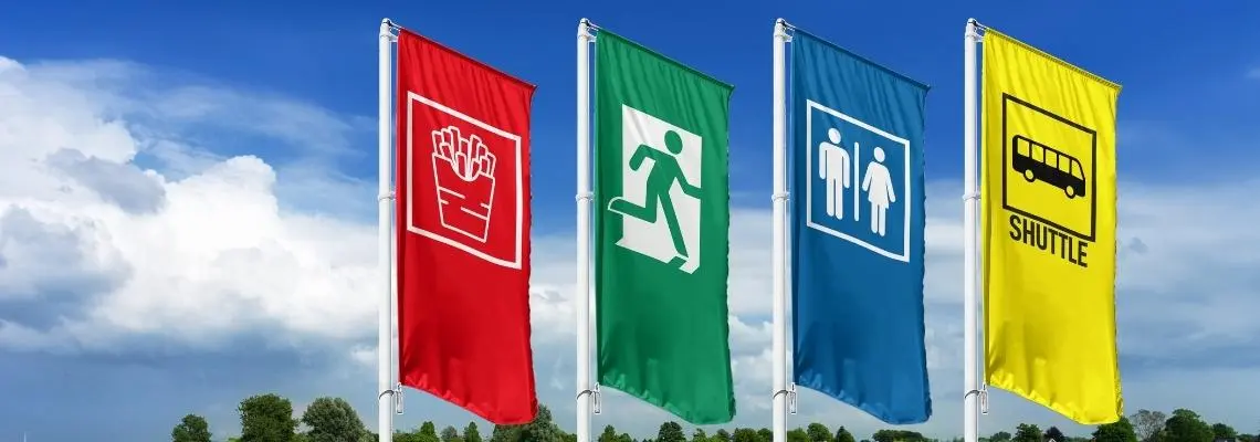 Festival Banner, Fahnen, Beachflags und mehr