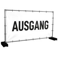 Bauzaunbanner Ausgang - 340 x 173 cm