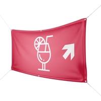 Werbebanner Cocktails - Wunschgröße