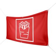 Werbebanner Pommes