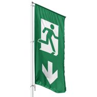 Bauzaunbanner Notausgang