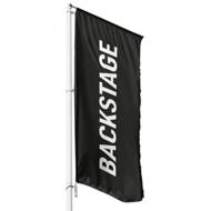 Fahne Backstage - 6 Größen